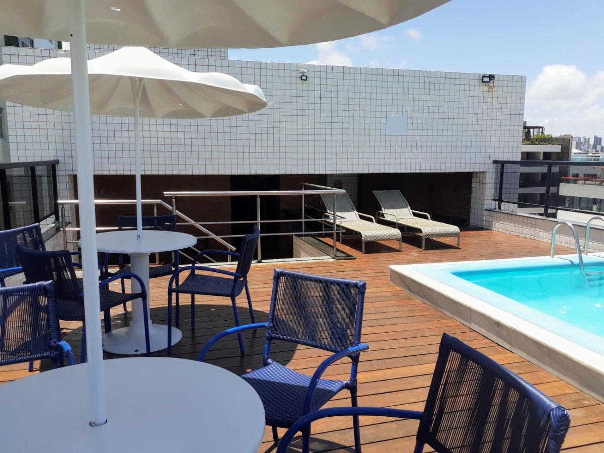 Flat pé na areia Tambaú João Pessoa Exterior foto
